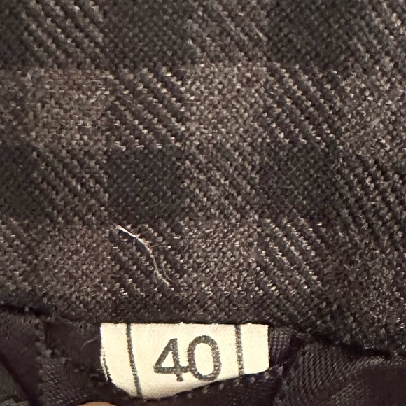 manor house women’s black gray plaid ckeck blazer jacket size Large. - Picture 15 of 15